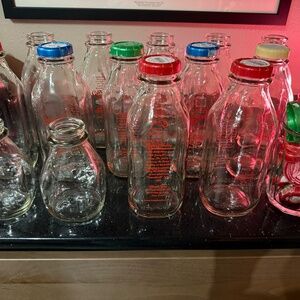 OREGON Dairy Milk Bottle  One Quart with cap